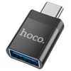 Переходник (адаптер) Hoco UA17 USB-Type-C, черный