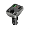 Автомобильное зарядное устройство (АЗУ) Borofone BC38 (2 USB / MicroSD / FM-трансмиттер / Type-C / Bluetooth) 1.5 А, черный