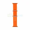 Ремешок для Apple Watch W26 42/44/45/49 мм (силиконовый) оранжевый