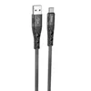 Дата-кабель Hoco U105 USB-Type-C, 1.2 м, черный