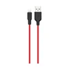 Дата-кабель Hoco X21 Plus USB-Lightning, 2 м, красный