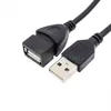 USB-удлинитель (папа-мама) Длина: 1 м, черный