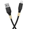 Дата-кабель Borofone BX92 USB-Lightning, 1 м, черный