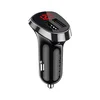 Автомобильное зарядное устройство (АЗУ) Borofone BZ15 (2 USB) 2.4 А, черный