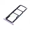 Держатель сим карты (SIM) для Asus ZenFone Max Pro M1 (ZB602KL)/(ZB601KL) серебро