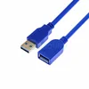 USB 3.0-удлинитель (папа-мама) синий, Длина: 3 м