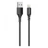 Дата-кабель Borofone BX54 USB-Lightning, 1 м, черный
