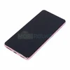 Дисплей для Samsung G991 Galaxy S21 (в сборе с тачскрином) в рамке, розовый, 100%