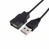 USB-удлинитель (папа-мама) Длина: 3 м, черный