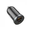Автомобильное зарядное устройство (АЗУ) Borofone BZ22 (USB+Type-C) 3 А, черный