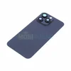 Задняя крышка для Apple iPhone 15 Pro Max (с широким отверстием) синий, AAA