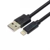 Дата-кабель USB-Lightning, 2 м, черный