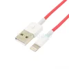 Дата-кабель USB-Lightning, 1 м, красный, AA