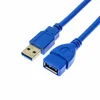 USB 3.0-удлинитель (папа-мама) синий, Длина: 0.5 м