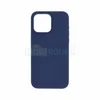 Силиконовый чехол Hoco Pure Series Magnetic Case для Apple iPhone 15 Pro Max, синий