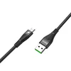 Дата-кабель Hoco U53 USB-MicroUSB, 1.2 м, черный