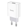 Сетевое зарядное устройство (СЗУ) Hoco C81A (USB) 2.1 А, белый