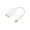 Кабель OTG USB-Lightning, 0.1 м, белый