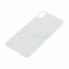 Задняя крышка для Apple iPhone XS Max (с широким отверстием) серебро, AA