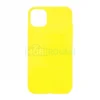 Силиконовый чехол ультратонкий для Apple iPhone 11, желтый