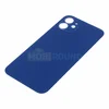 Задняя крышка для Apple iPhone 12 (с широким отверстием) синий, AA