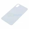 Задняя крышка для Apple iPhone X (с широким отверстием) серебро, AAA