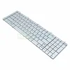 Клавиатура для ноутбука Asus N55 / N55S / N55SF и др. (горизонтальный Enter) серый