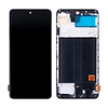 Дисплей для Samsung Galaxy A51 A515F модуль с рамкой Черный - (OLED) (O - вырез камеры)