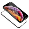 Защитное стекло "Оптима" для Apple iPhone Xs Max Черное (Закалённое, полное покрытие)