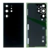 Задняя крышка для Samsung S23 Ultra/ SM-S918 (со стеклом камеры) (LOGO) (черный)