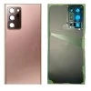 Задняя крышка для Samsung Note 20 Ultra/ SM-N985/ SM-N986 (со стеклом камеры) (LOGO) (бронза)