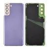 Задняя крышка для Samsung S21 Plus/ SM-G996 (со стеклом камеры) (LOGO) (фиолетовый)