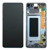 Дисплей для Samsung S10/ SM-G973 (SP OR100% РАМ) (синий)