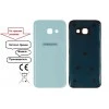Задняя крышка для Samsung A5 2017/ SM-A520 (CE) (голубой)