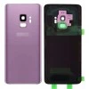 Задняя крышка для Samsung S9/ SM-G960 (со стеклом камеры) (LOGO) (фиолетовый)