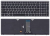 Клавиатура для ноутбука Lenovo G500S c подсветкой серая рамка p/n: T6E1, 25211080, 25211050