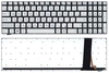 Клавиатура для Asus N550J N750J Сеpебро без подсветки p/n: NSK-UPN0R 9Z.N8BBU.L0R, 0KN0-N43RU13
