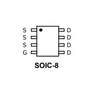 Микросхема AO4422 N-Channel MOSFET 30V 11A SOIC-8