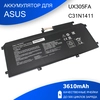 Аккумулятор для ноутбукa Asus Zenbook UX305FA (C31N1411) 11.55V 3610mAh OEM