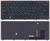 Клавиатура для Sony SVF14N Flip черная с подсветкой