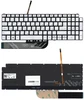 Клавиатура для Dell Inspiron 5584 серебристая