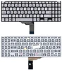 Клавиатура для Asus Vivobook F509U серебристая с подсветкой