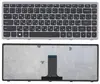 Клавиатура для Lenovo Flex 14 G400s черная с серой рамкой
