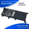Батарея для ноутбука Asus X554L Amperin