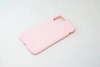 Чехол силиконовый матовый iPhone 11 Pro, розовый