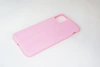 Чехол силиконовый матовый iPhone 11 Pro Max, розовый
