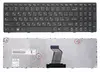 Клавиатура для ноутбука Lenovo G570 чёрная крепления вразлет