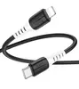 USB-C кабель HOCO X82 PD Type-C to Lightning Silicone (100см), черный