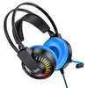 Проводные внешние наушники HOCO W105 Joyful gaming headphones, синие