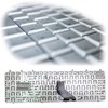 Клавиатура для ноутбука HP Pavilion DV7-1000 серебро